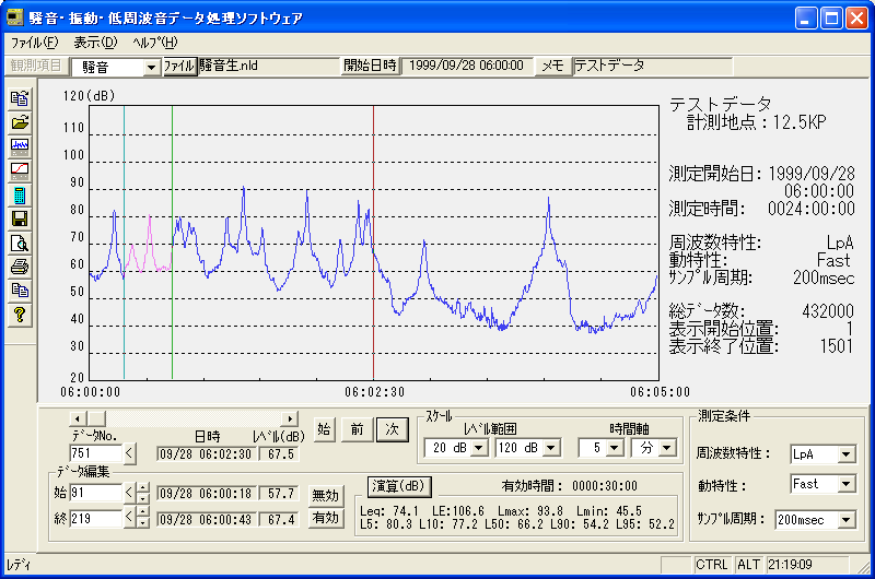 騒音振動処理ソフトウェア